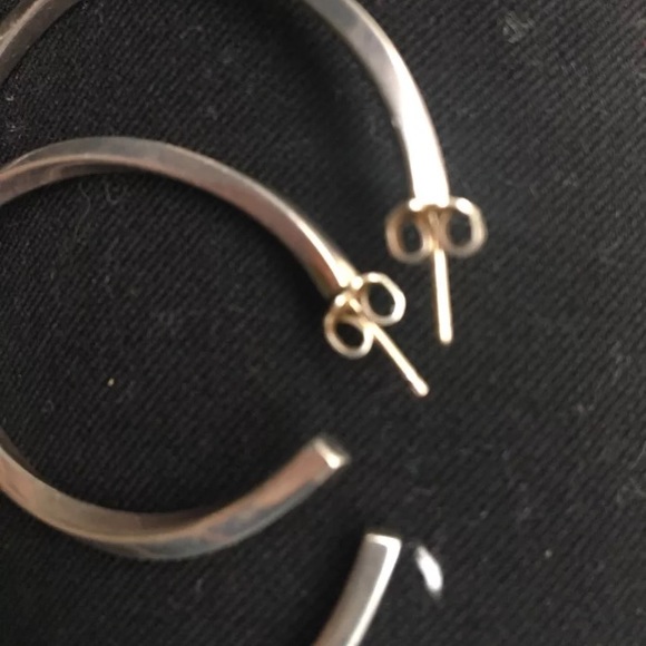 Tiffany sterling hoops - Picture 7 of 8